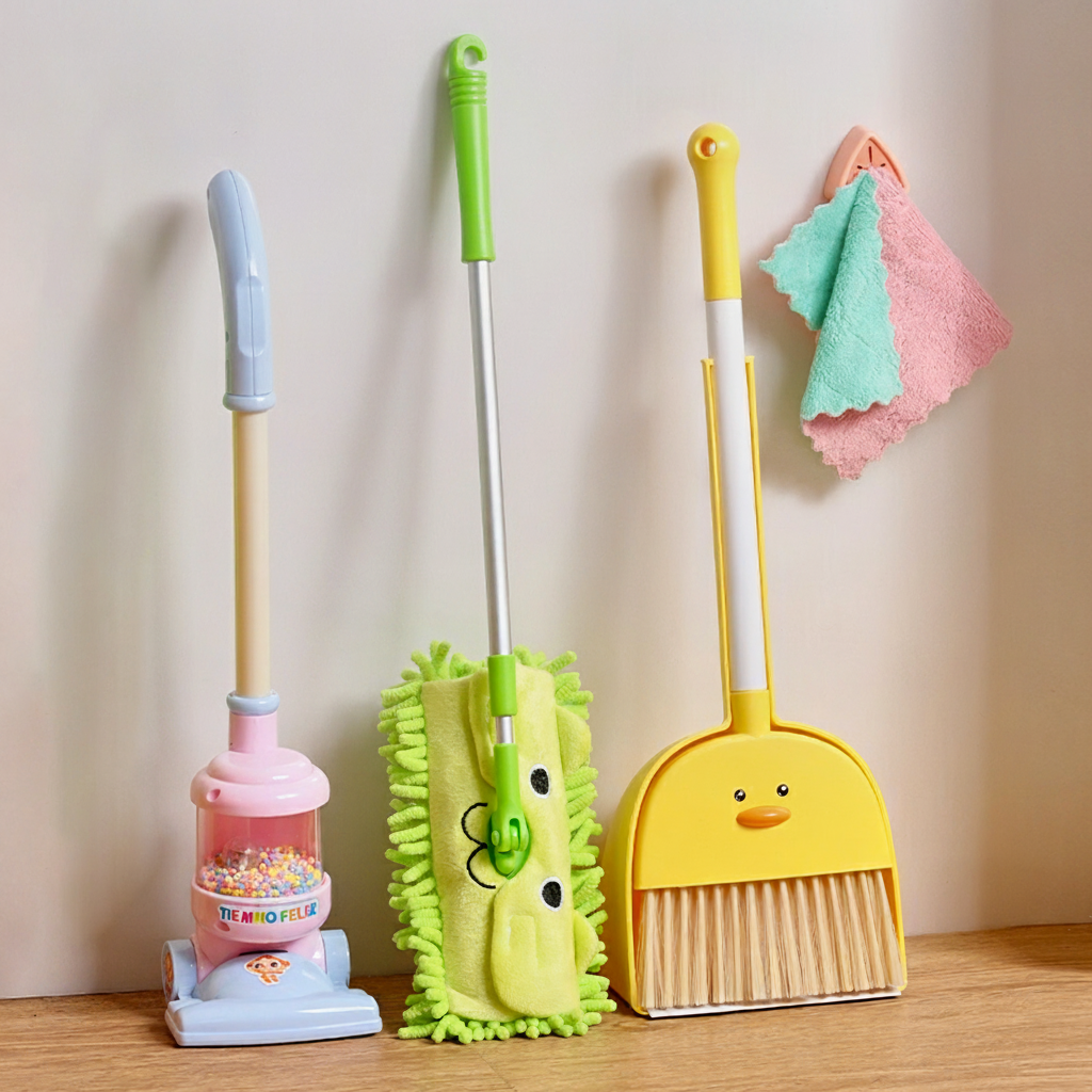 Set de Limpieza de Juguete Patito para Niñas 4-6 años - 7