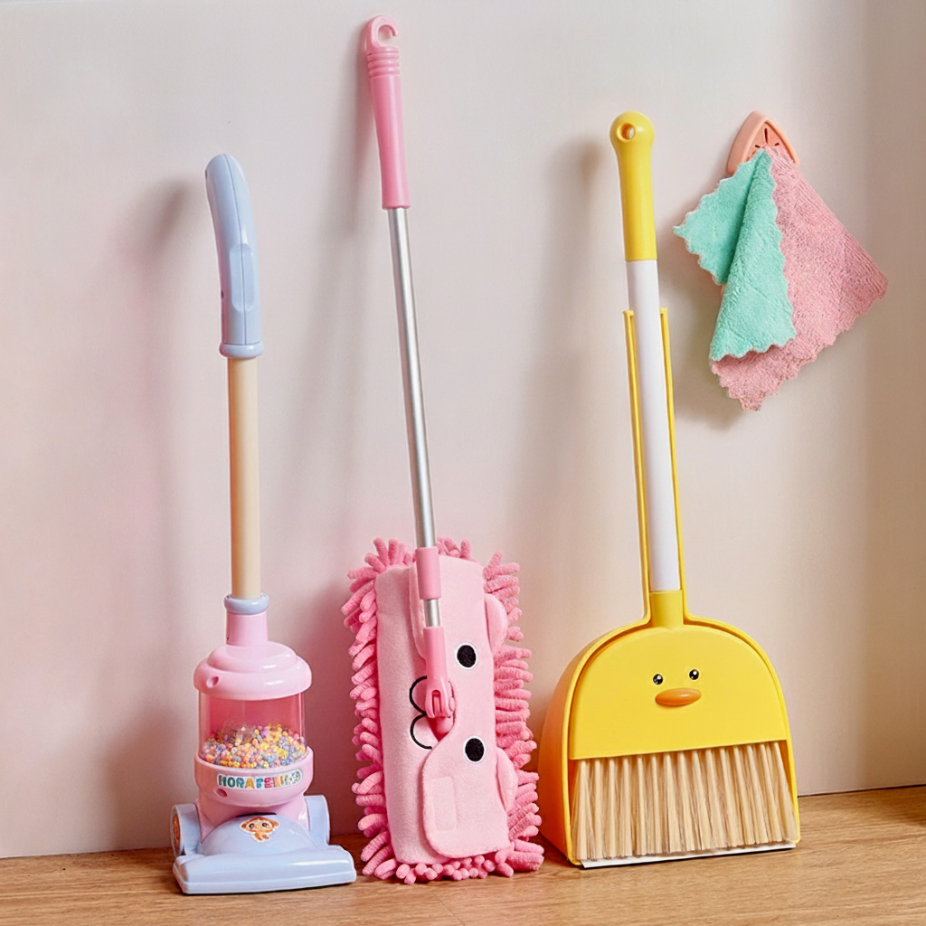 Set de Limpieza de Juguete Patito para Niñas 4-6 años - 8