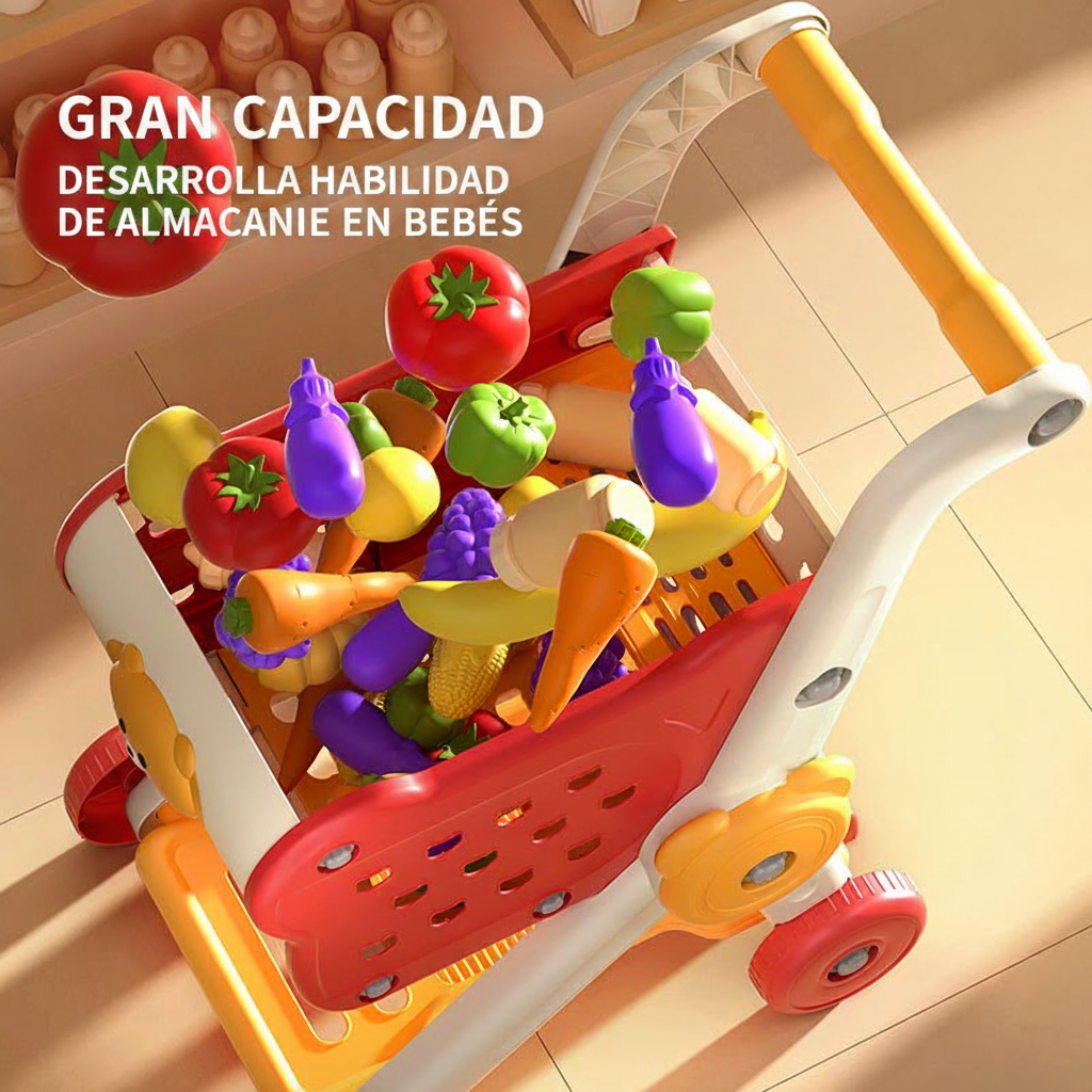 Carrito de Supermercado de Juguete para Niños 4-6 años - 3