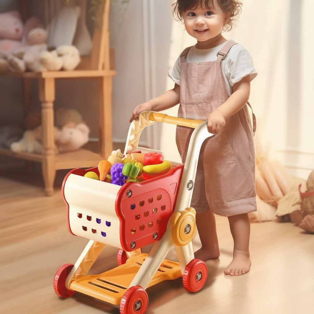 Carrito de Supermercado de Juguete para Niños 4-6 años - 4