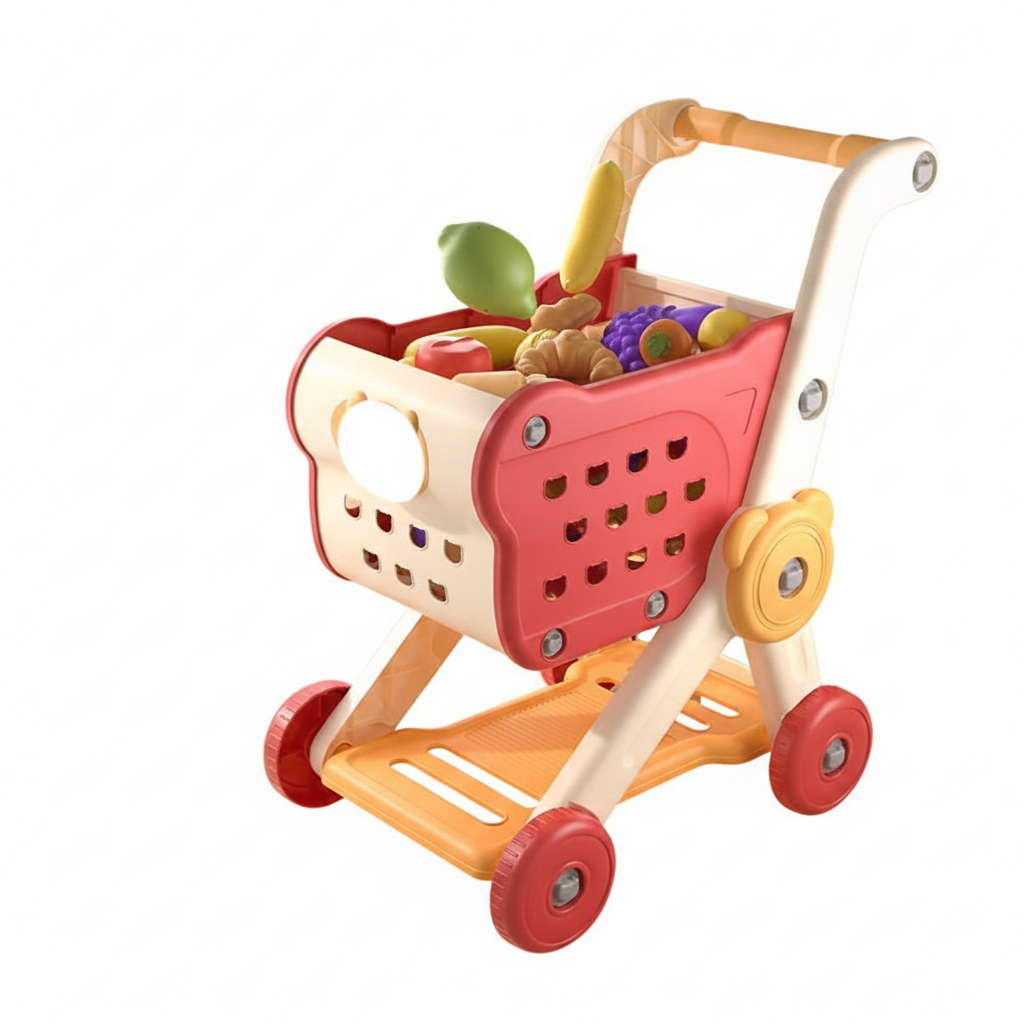 Carrito de Supermercado de Juguete para Niños 4-6 años