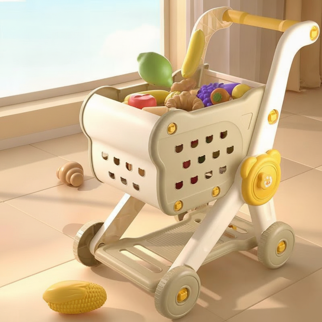 Carrito de Supermercado de Juguete para Niños 4-6 años