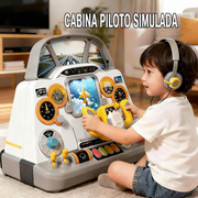Cabina de Piloto Simulada para Niños 4-6 Años - 1
