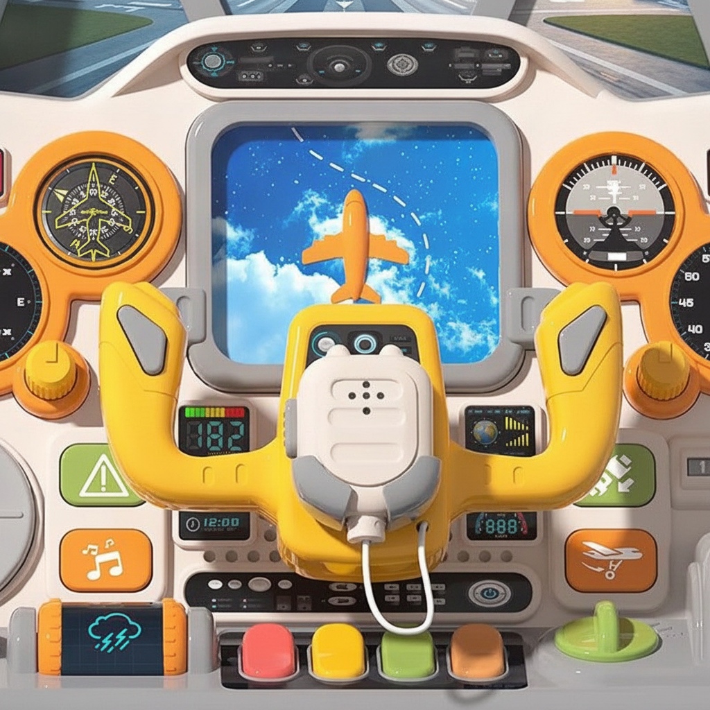 Cabina de Piloto Simulada para Niños 4-6 Años - 3