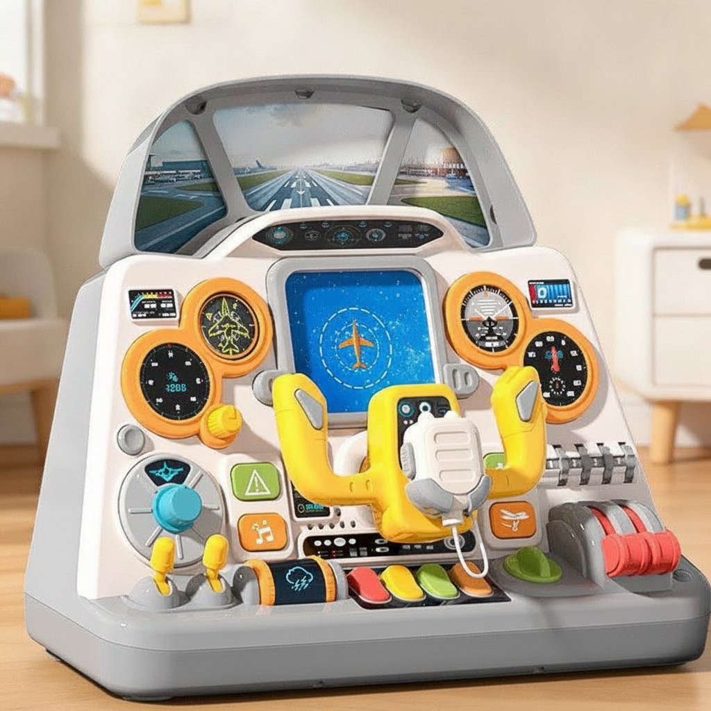 Cabina de Piloto Simulada para Niños 4-6 Años - 6