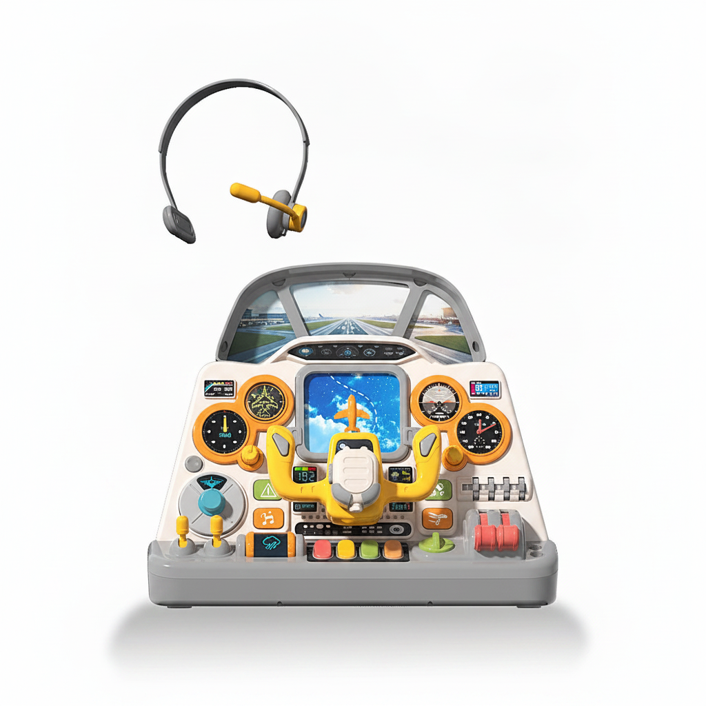 Cabina de Piloto Simulada para Niños 4-6 Años - 7