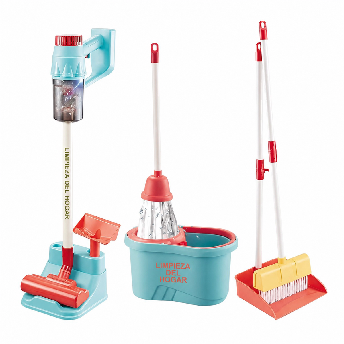 Set de Limpieza de Juguete con Luces y Sonido para Niños - 4