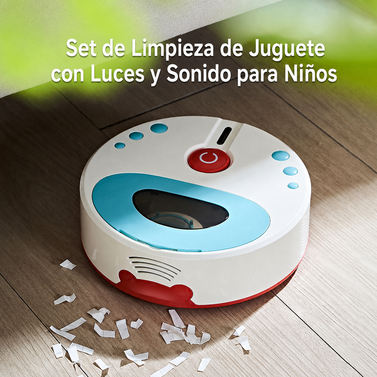 Set de Limpieza de Juguete con Luces y Sonido para Niños