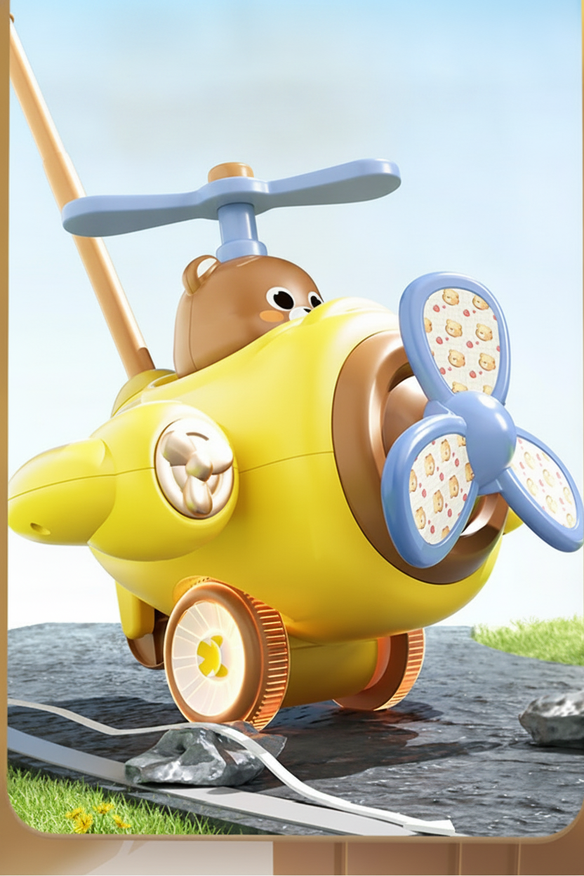 Carrito Avión de Aprendizaje para Bebé con Luces y Sonido - 7