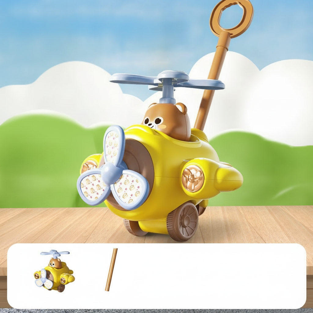 Carrito Avión de Aprendizaje para Bebé con Luces y Sonido - 5