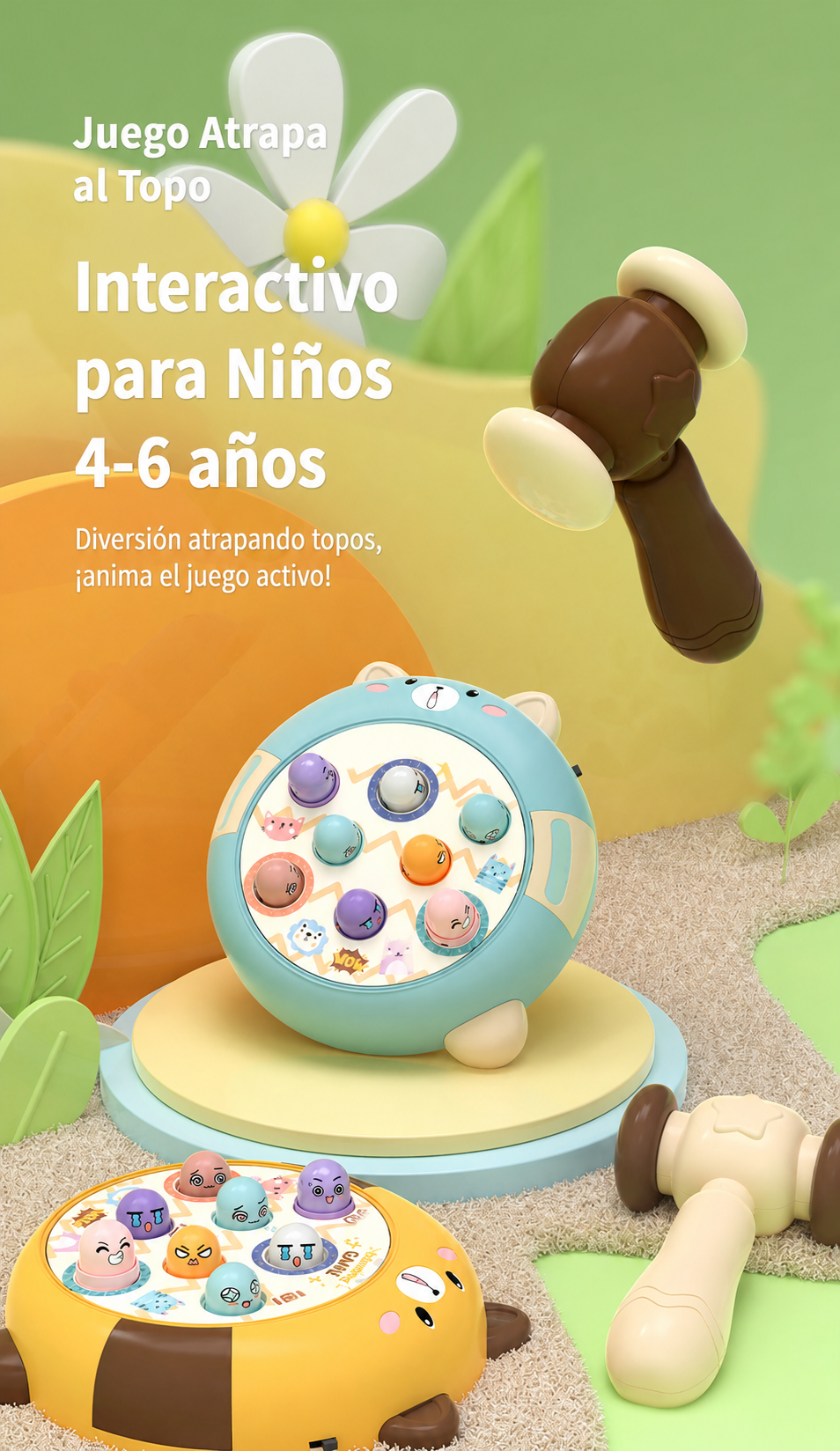 Juego Atrapa al Topo Interactivo para Niños 4-6 años - 11
