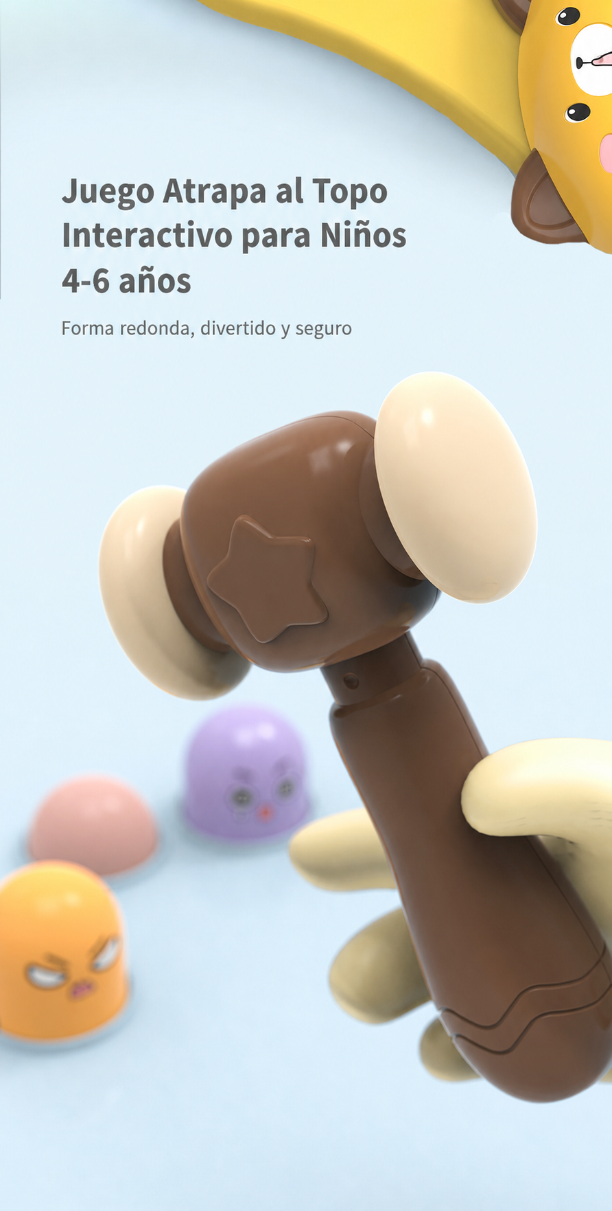 Juego Atrapa al Topo Interactivo para Niños 4-6 años - 14