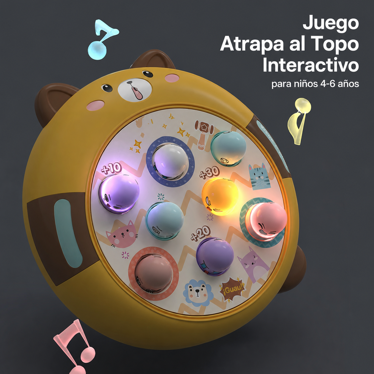 Juego Atrapa al Topo Interactivo para Niños 4-6 años - 4
