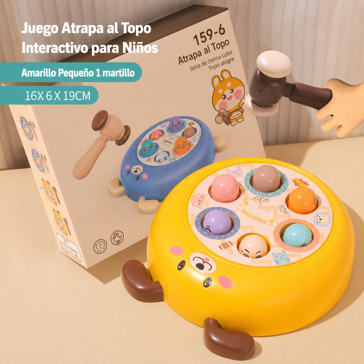 Juego Atrapa al Topo Interactivo para Niños 4-6 años - 6