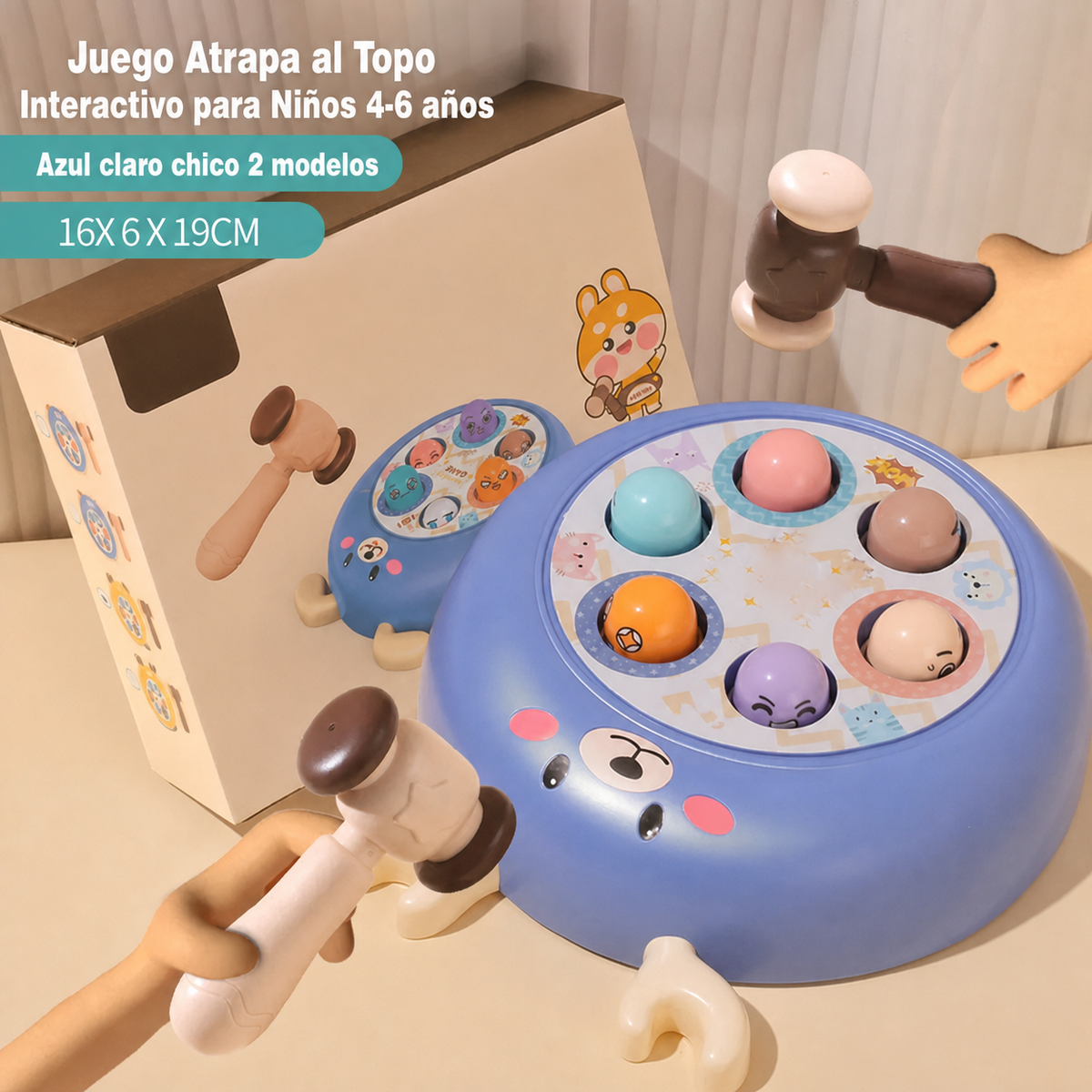 Juego Atrapa al Topo Interactivo para Niños 4-6 años - 8