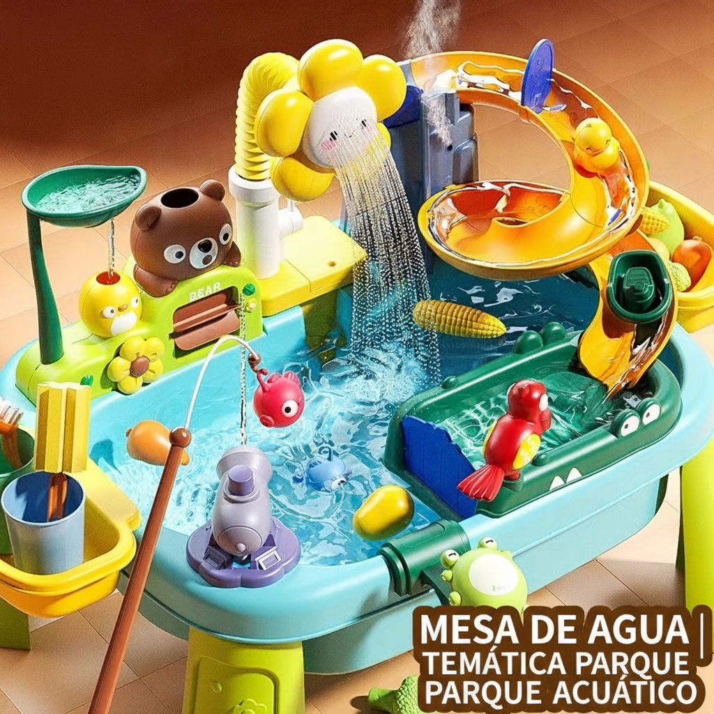 Mesa de agua multijuegos para niños – Parque acuático - 1