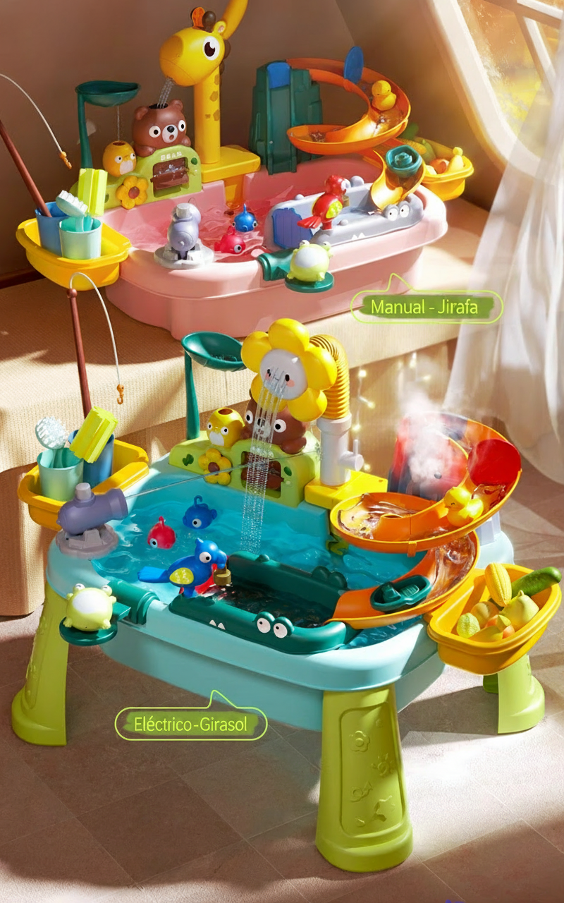Mesa de agua multijuegos para niños – Parque acuático - 14