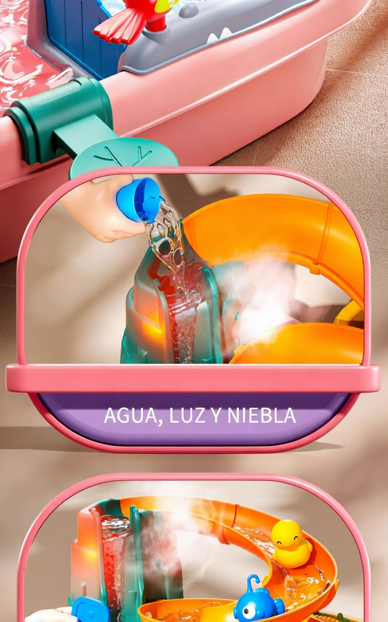 Mesa de agua multijuegos para niños – Parque acuático - 16