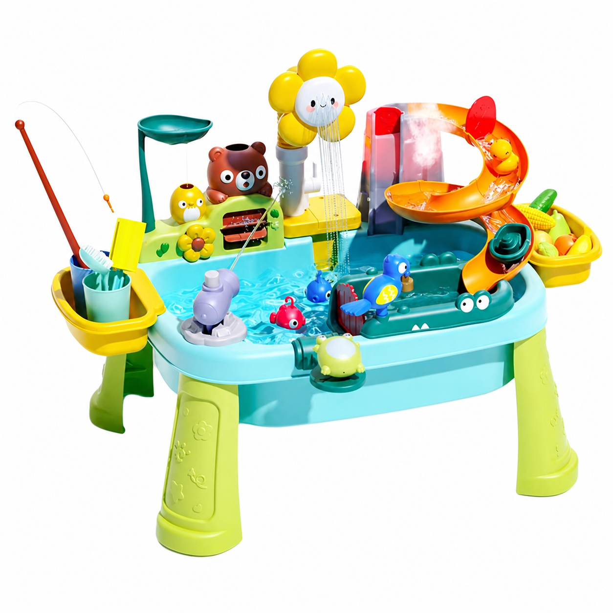 Mesa de agua multijuegos para niños – Parque acuático - 5