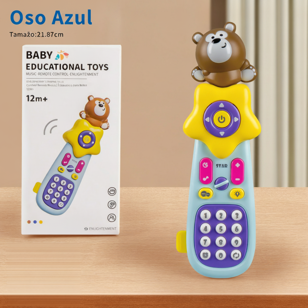 Teléfono de juguete musical para bebés 0-3 años - 8