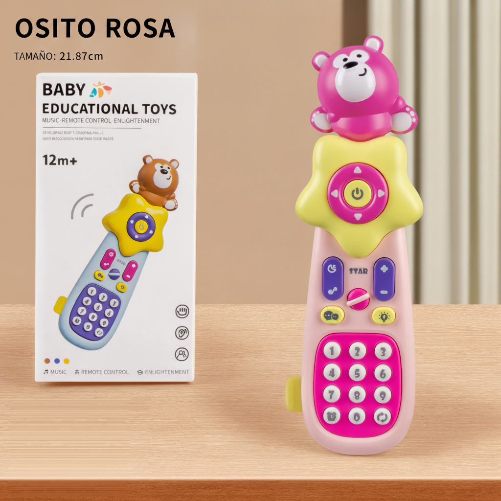 Teléfono de juguete musical para bebés 0-3 años - 9