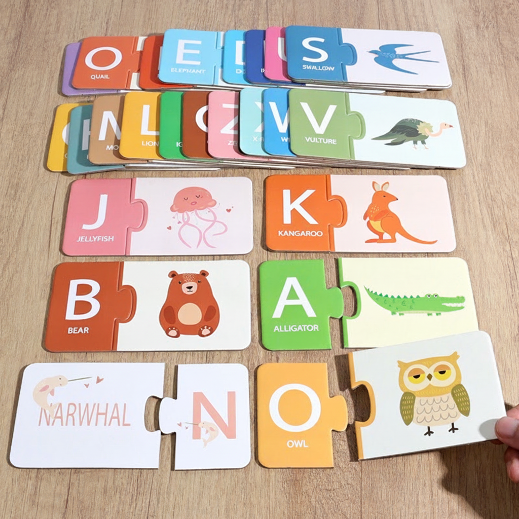 Puzzle educativo números y letras para niños 4-6 años - 2