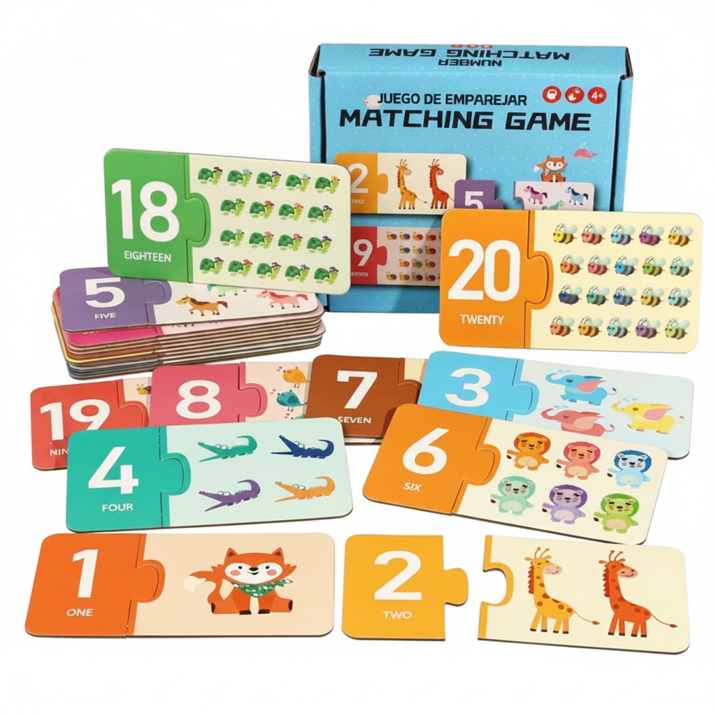 Puzzle educativo números y letras para niños 4-6 años - 4