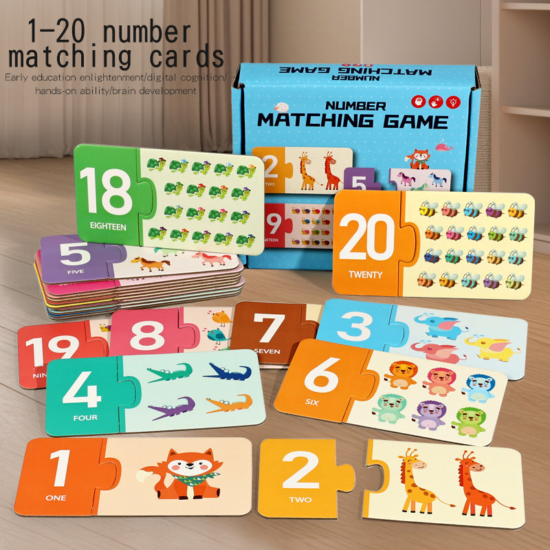 Puzzle educativo números y letras para niños 4-6 años