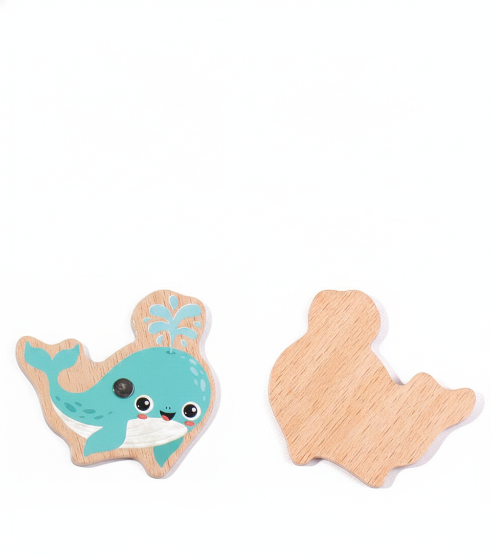 Juego de Pesca Magnético de Madera para Niños - 13