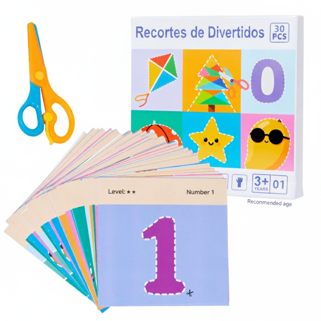 Juego de tarjetas de recorte animales y letras 4-6 años - 3