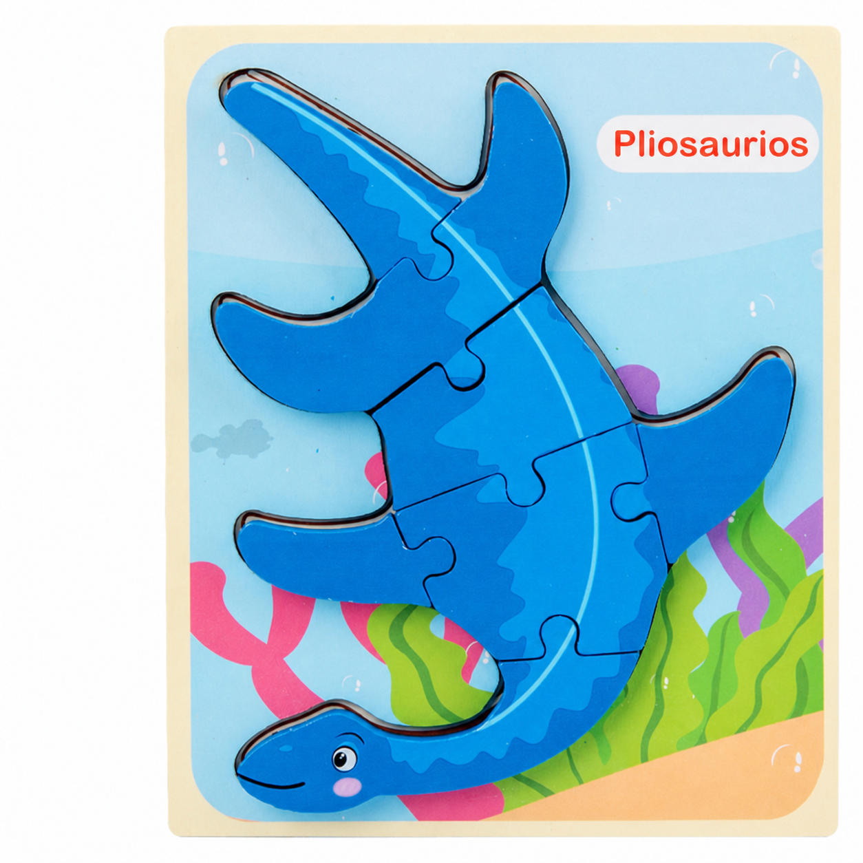 Rompecabezas de Dinosaurios de Madera para Niños 3D