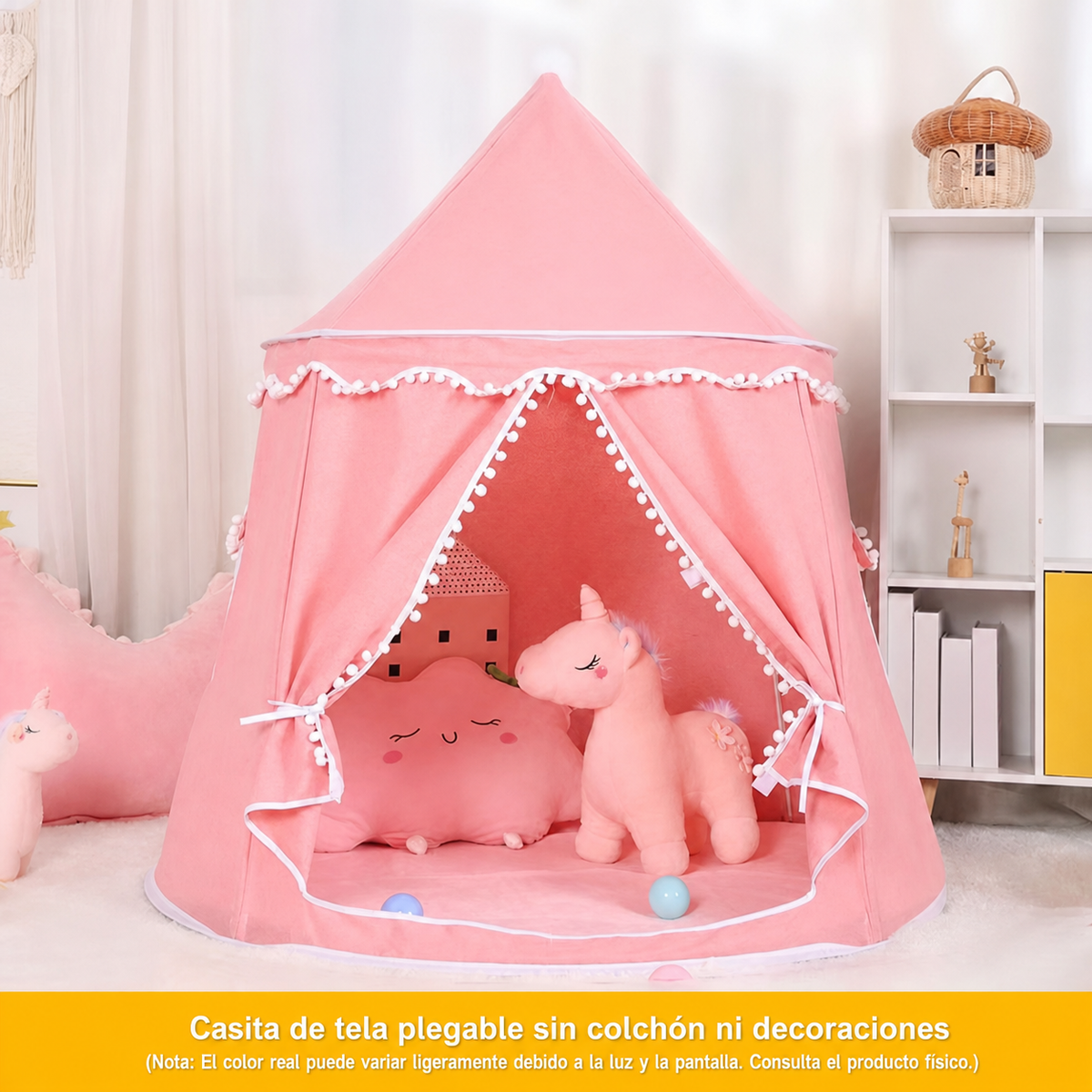 Casita de Juegos Infantil Plegable para Niños y Niñas - 12