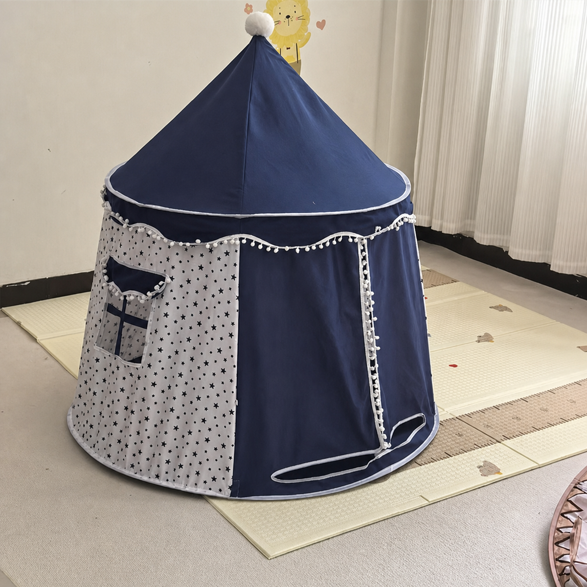 Casita de Juegos Infantil Plegable para Niños y Niñas - 3