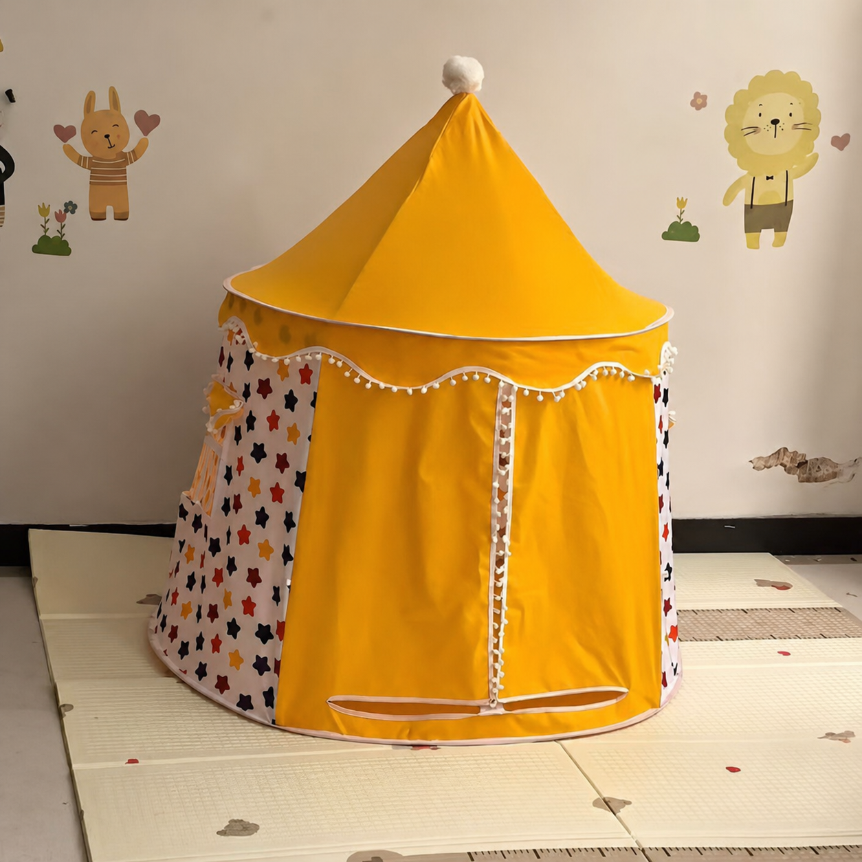 Casita de Juegos Infantil Plegable para Niños y Niñas - 4
