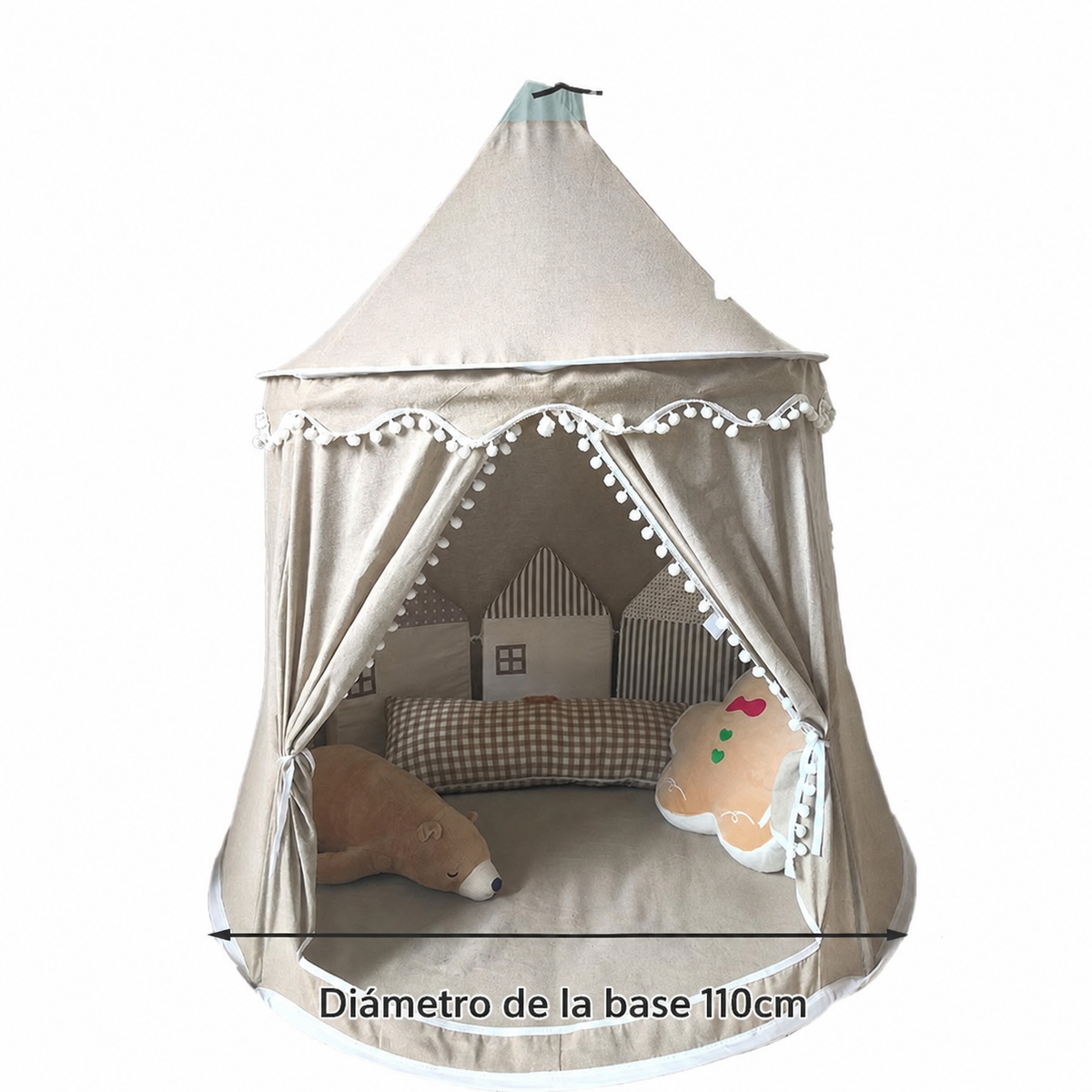 Casita de Juegos Infantil Plegable para Niños y Niñas - 5