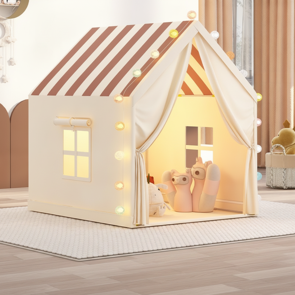 Casita Tienda de Juego Infantil de Tela para Niños - 1