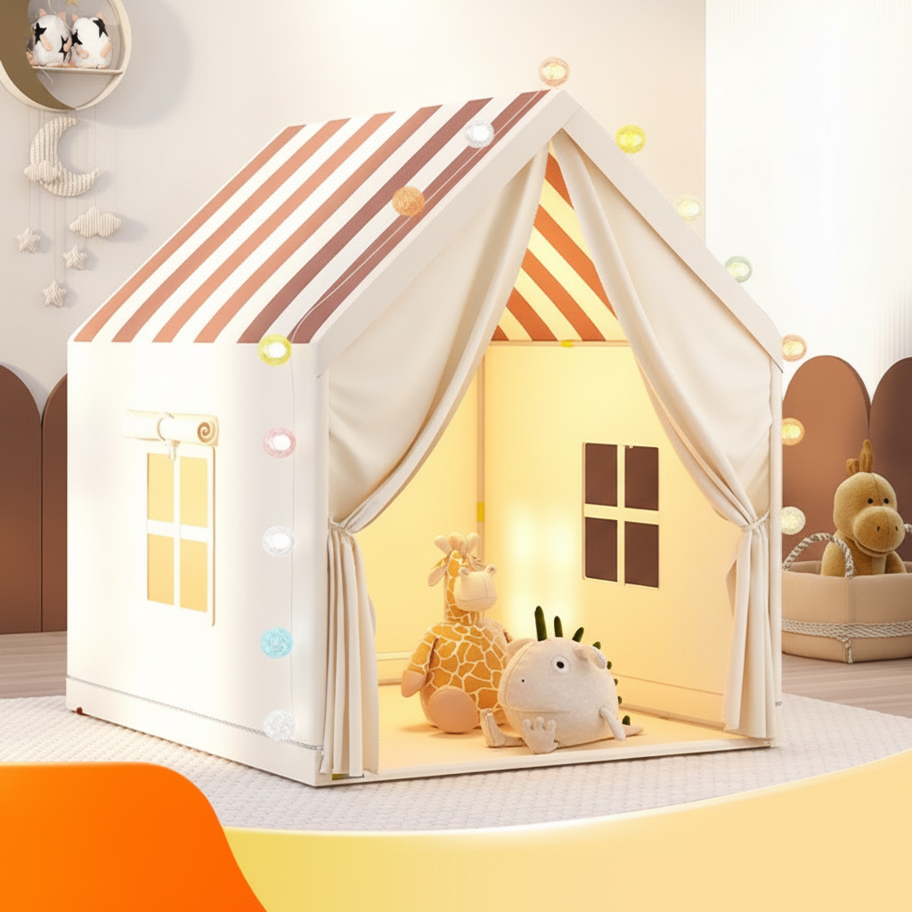 Casita Tienda de Juego Infantil de Tela para Niños - 4