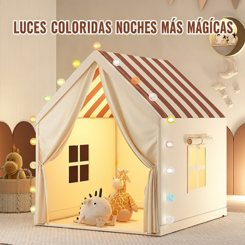 Casita Tienda de Juego Infantil de Tela para Niños - 5
