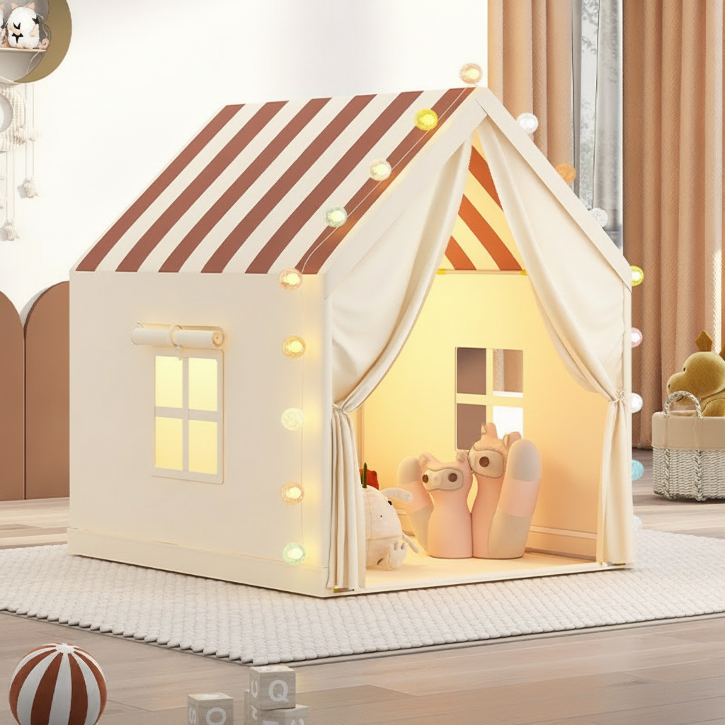 Casita Tienda de Juego Infantil de Tela para Niños - 8