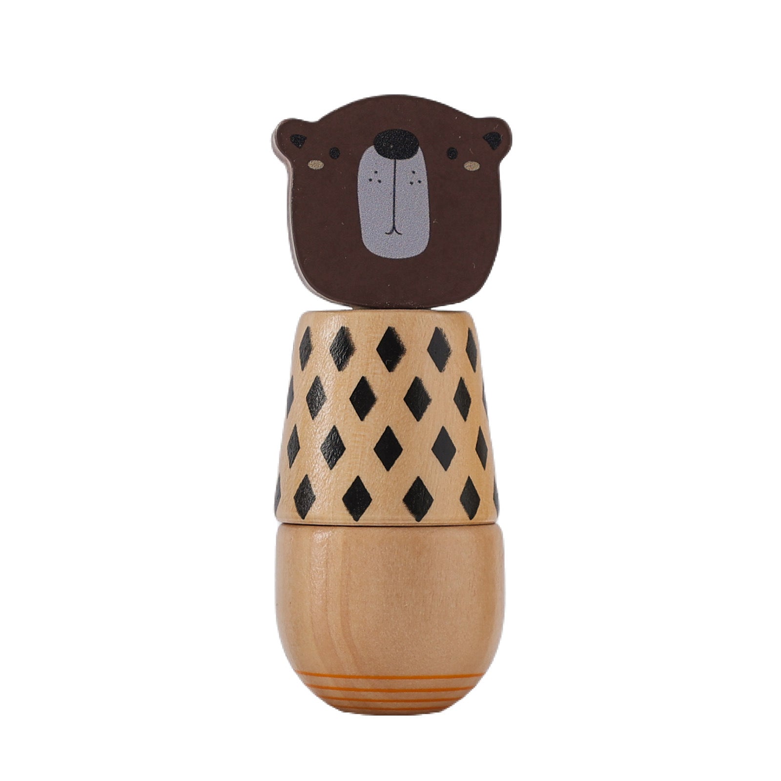 Juguete de madera enrosca tornillos animales