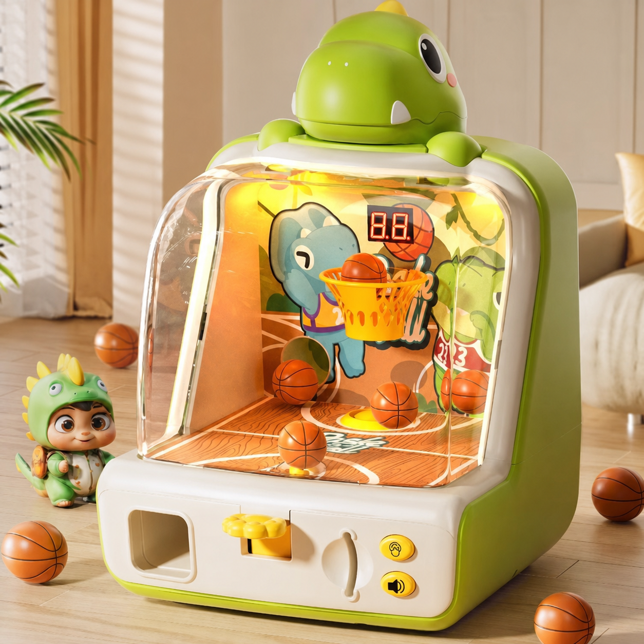 Canasta de Juguete con Marcador para Niños 4-6 Años - 1
