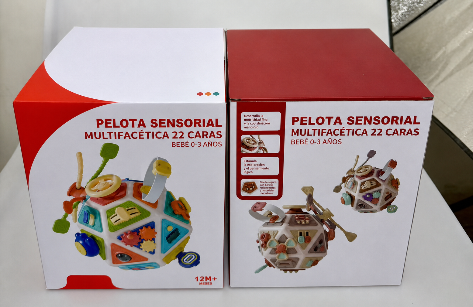 Pelota Sensorial Multifacética 22 Caras Bebé 0-3 años - 10