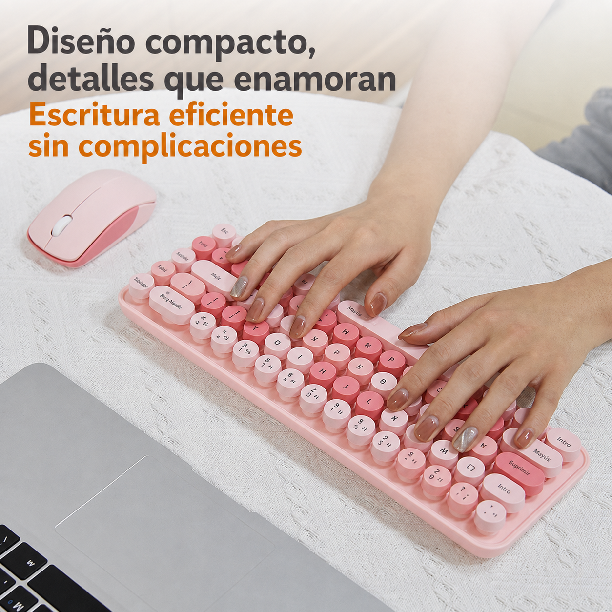 Kit Teclado y Mouse Inalámbrico MOFii i豆 Compacto - 4