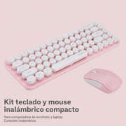 Kit Teclado y Mouse Inalámbrico MOFii i豆 Compacto - 1