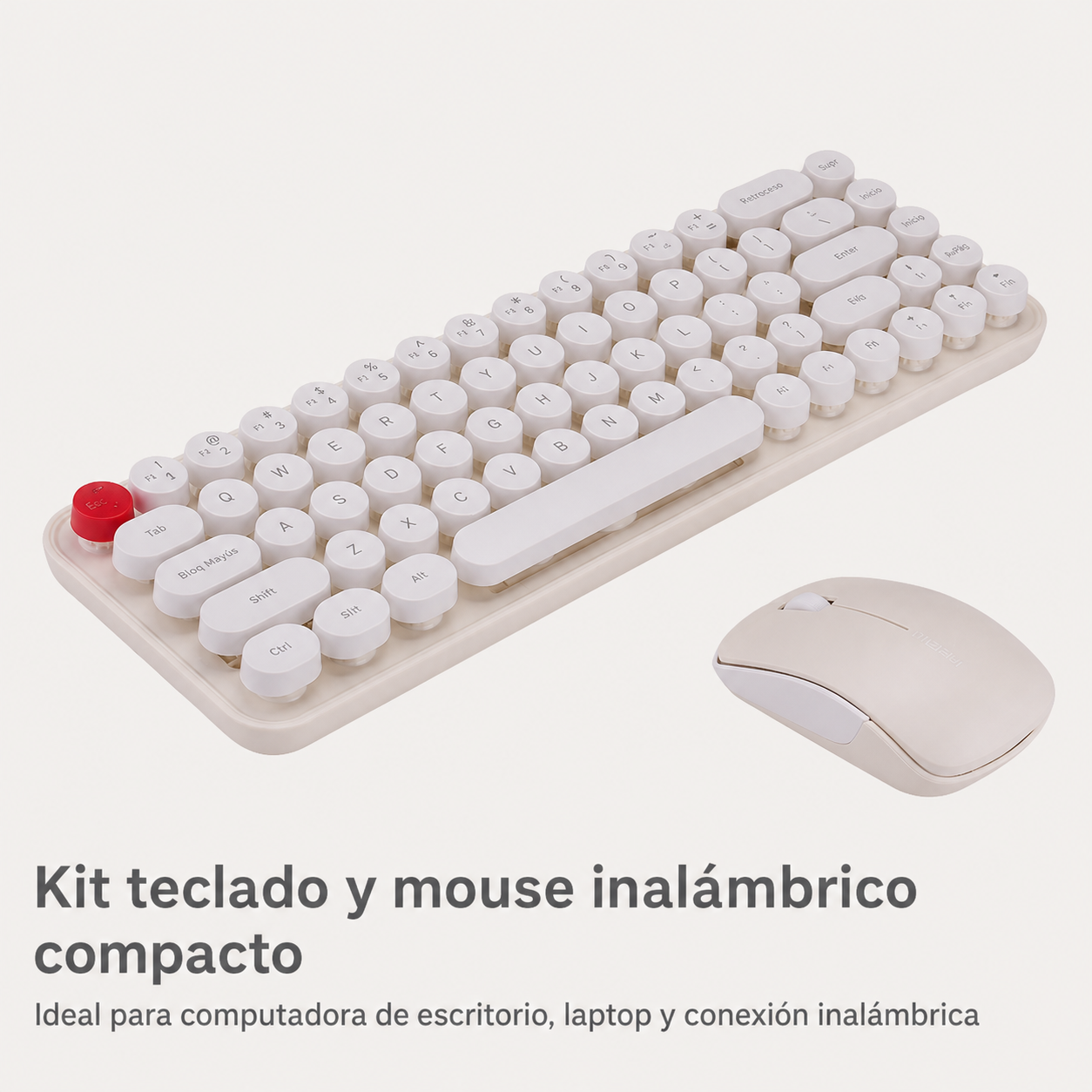 Kit Teclado y Mouse Inalámbrico MOFii i豆 Compacto - 8