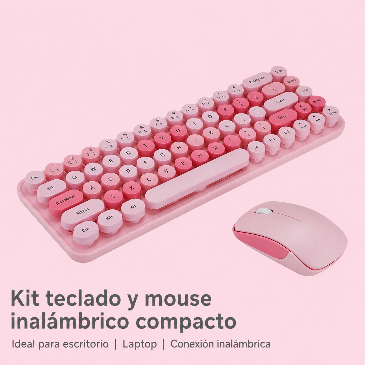Kit Teclado y Mouse Inalámbrico MOFii i豆 Compacto - 10