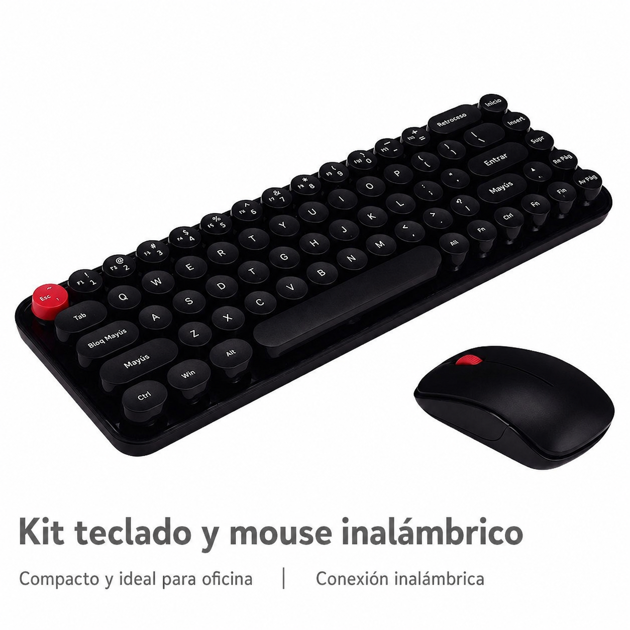 Kit Teclado y Mouse Inalámbrico MOFii i豆 Compacto