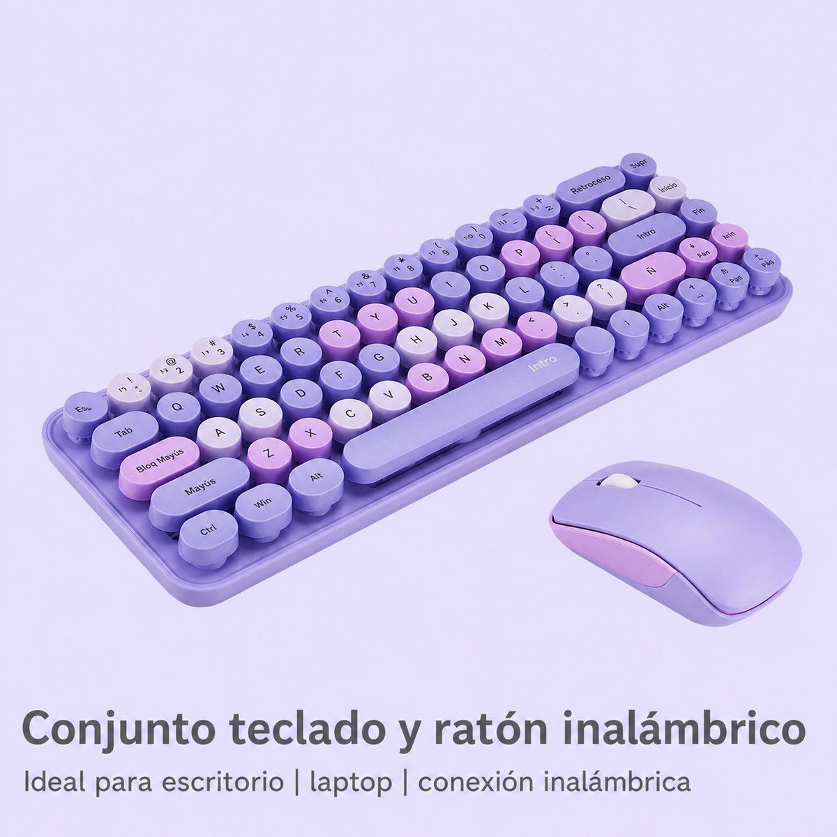 Kit Teclado y Mouse Inalámbrico MOFii i豆 Compacto