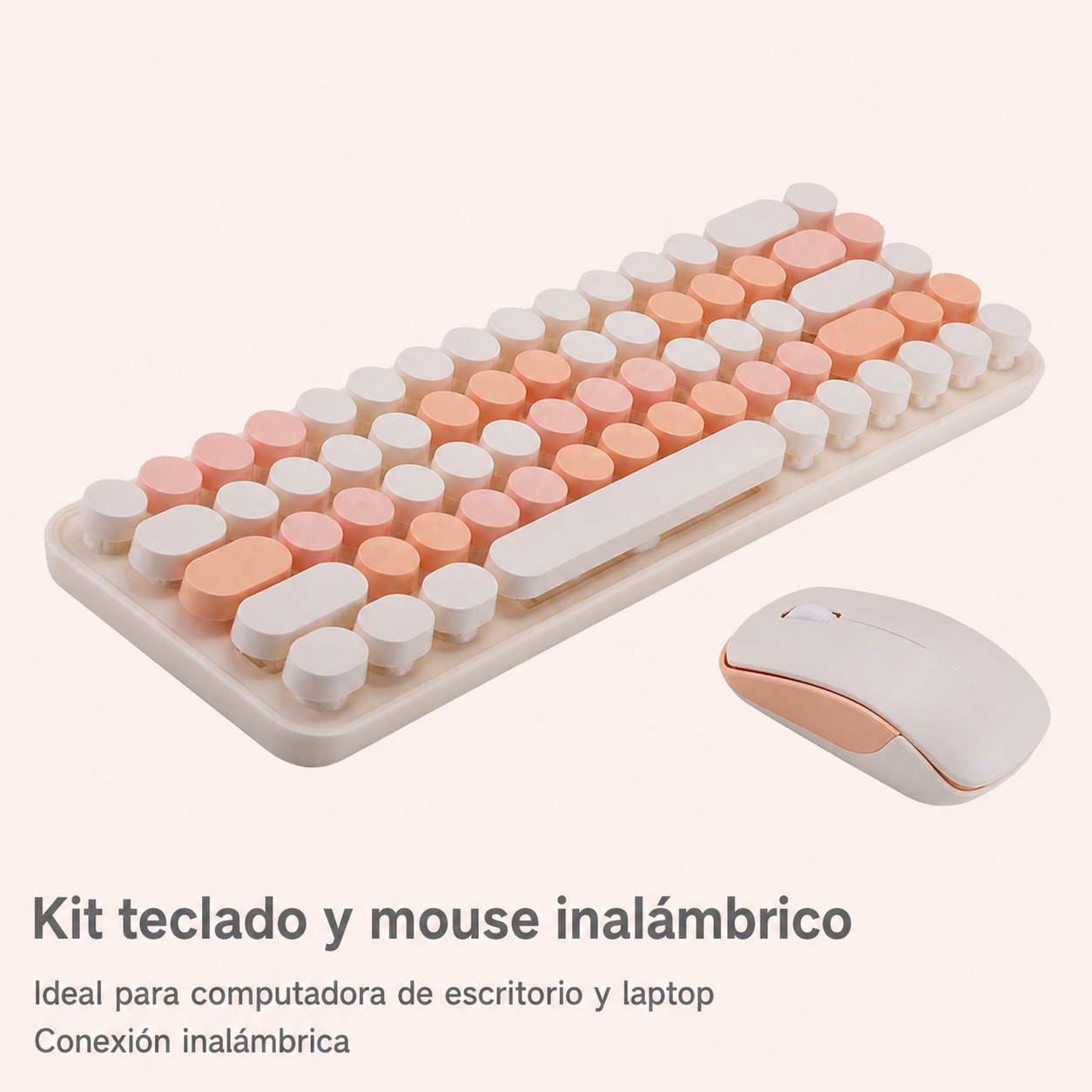 Kit Teclado y Mouse Inalámbrico MOFii i豆 Compacto