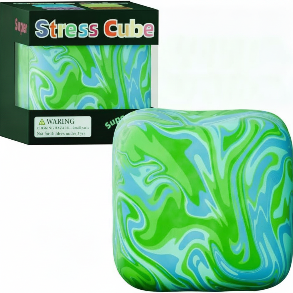 Juguete Antiestres Squish Cubo y Figuras de TPR - 10